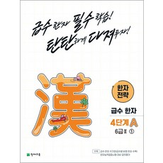 천재교육 한자전략 급수한자 4단계 A 6급2 (1), 비닐포장, 단품