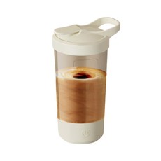 手持攪拌器 咖啡攪拌杯 IPX4防水 Type-C充電, 白色9*11*19.5