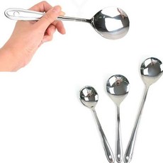 1p 단체급식 배식도구 주방용품 뷔페용 스테인리스 나눔용품 업소용 음식담기, 1개, 스텐서빙스푼-소(스텐24종)