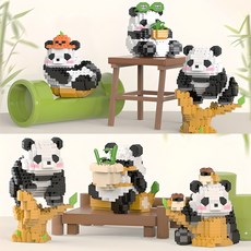 팬더 바오의하루 나노블럭 6종 세트, 1개