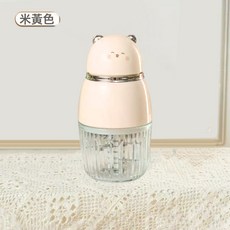 兒童輔食機寶寶料理機電動家用多功能食物研磨攪拌打泥輔食機, 如圖所示, 1個, 奶白色(8刀片)