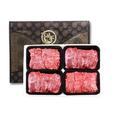 HC한우마을 한우 정육 선물세트 4칸(치마양지200gx3팩+소불고기200g), 1세트