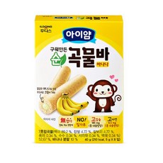 일동후디스 구워만든 순곡물 바, 바나나맛, 40g, 1개