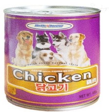 자깡몰 헬로도기 닭고기캔 400g 통조림간식
