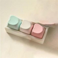 재미있는 피젯 키보드 파스텔 하트 버튼 블럭 딸깍이 톡톡이 키캡 토이 스트레스해소 장난감, 3키 sps549