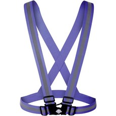 다조니티 고감도 안전 조끼 가볍고 조절 가능하며 신축성 있는 하이 Vis 반사 스트립 남녀용 핏 건설 사이클링 러닝 측량기 블루