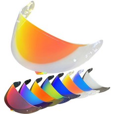 SHOEI GT Air Neotec CNS-1 TC-5 TC-9 풀 페이스 헬멧 쉴드 렌즈 앞유리 선실드용 바이저 (실버), Revo Clear Red