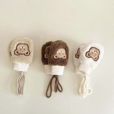보온 방한 벙어리 밴딩 눈 뽀글 유아 아동 장+동아상사Shop