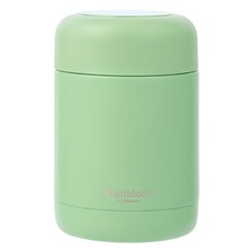 Glasslock Tumblock 玻璃岩素色竹盒, 1個, 綠色, 350ml