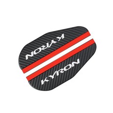 자동차 레인 바이저 스티커 백미러 비 눈썹 커버 쌍용 코란도 카이론 무쏘 렉스턴 티볼리 악티온, 1개