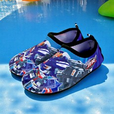 헬로카봇 아동 워터 슈즈 물놀이 해변 아쿠아 신발 캐릭터 어린이 아이 미끄럼 방지 네이비