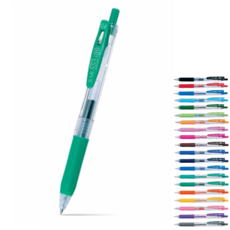 제브라 사라사 클립 1개 0.3 0.4 0.5 사라사라 젤잉크펜 JJH15 JJS15 JJ15, SRS CLIP 0.4 그린(G)