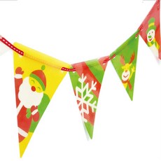 돌봄교실소품 창의력향상 늘봄학교교구 미술교육재료 데코샌드 크리스마스 가랜드만들기