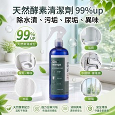 Gin wangs 天然酵素清潔劑 溫和不刺激 強力分解污垢, 1個, 酵素