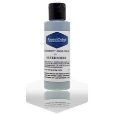 4.5 실버 아메리컬러 아메리미스트 에어브러시 색소 4.5 온스 실버 메탈릭 광택 4.5 실버 아메리컬러 아메리미스트 에어브러시 색소 4.5 온스 실버 메탈릭 광택, 4.5 Ounce (Pack of 1), Silver, 1개, 4.5온스
