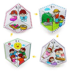 나만의 칼레이도 사이클 만들기 5인용 방과후수업 실험세트 과학실험키트 관찰 과학, 1개