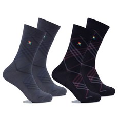 아놀드파마 남자정장양말 사선 장목 4켤레 SM003 단목 면양말 구두양말 2882394