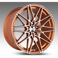 FK鋁圈 19吋 5/114.3 SFF-04 橘金車面 輕量化鋁合金, 1個