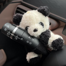 루체트리 인형 팬더 자동차 차꾸템 깜빡이 와이퍼 방향 지시등, 블랙리본