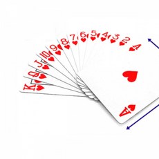 다팔래용 종이 포카 게임 원카드 포커 로얄 홀덤 카드 트럼프