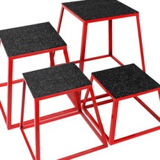 (올핀) 바디스톤 - 폴리오박스 4종풀세트/크로스핏/둔부강화훈련/레드 블랙/점프박스/제작7일정도소요