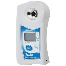 ATAGO PAL-1 口袋型數位式糖度計 0.0~53.0% 日本原裝進口 餐飲食品糖度測量, 1個, 白色