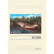 (영문도서) Vintage Lined Notebook Greetings from Minnesota Giant Fish Paperback, Found Image Press, English, 9798385426980