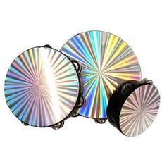 老羊樂器店 雙排鈴片鈴鼓, 1個, 6吋