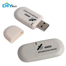DIYMALL USB GPS PC 내비게이션 WIN8 GNSS 모듈 태블릿 XP G72 안테나 WIN7 WIN10 리시버 자동차 노트북 SS, 2 PCS