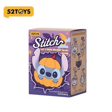 52TOYS 스티치 할로윈 시리즈 인형 키링 미개봉 랜덤박스 1개, 미개봉 랜덤1개