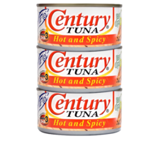 Century Tuna Hot&Spicy 센츄리 튜나 핫&스파이시 180g, 3개