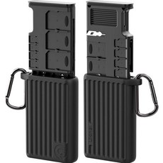 Ulanzi MCR-01 MCR-02 CFE 高速讀卡機 Type-A Type-B SD 雙卡槽 SONY相機用, 1個, MCR-01 CFE-A/SD讀卡收納盒, MCR-01/CFE-A/SD讀卡收納盒, 黑