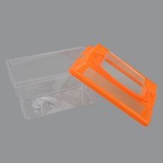 TW 곤충 채집통 집 햄스터 개구리 투명 플라스틱 소형 고슴도치, 1개