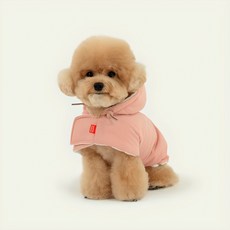 래핑찰리 강아지 히트 패딩 케이프, 핑크, 1개