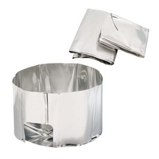 MSR 액체 연료 캠핑 스토브용 열 반사판 및 윈드스크린 실버 원 사이즈, MSR 액체 연료 캠핑 스토브용 열 반사판 및 윈드스크