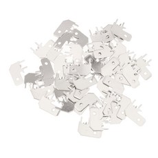 새로운 50개 L자형 시트 솔더 기판 8MM 플래그형 코너 용접 회로 PCB 두께 인서트, 6. M Positioning