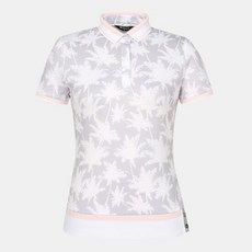 레노마골프 여성 야자수 프린트 카라 반팔 티셔츠 RWTYL6119-196 2802949