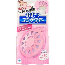 小林製藥 垃圾桶除臭貼 尿布/廚餘/垃圾桶除臭 日本芳香貼, 1個, 【粉-尿布專用】蘋果香