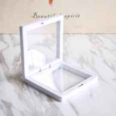 리빙홈데코 주얼리 악세사리 보관함 진열 케이스 10P 선물포장, 화이트, 10개