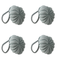 데이원스 홈 몽글 샤워볼, 1개, 4개입, 그레이