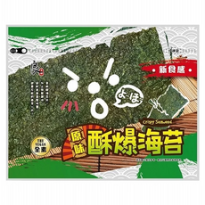 良澔 酥爆海苔 原味 海苔零食 下午茶點心, 36g, 1個