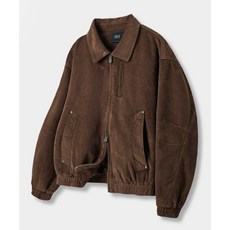 디미트리블랙 2WAY 크롭 코듀로이 드리즐러 자켓_브라운 157656