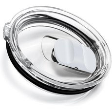 20온스 텀블러 뚜껑 교체용 예티 1024온스 머그컵 10온스 로우볼에 적합 마그네틱 슬라이더 스위치가 있는 여행용 방수 컵 커버 BPA 프리, 20 Ounces, white 1 pack