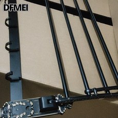 DFMEI 免打孔門後進門掛衣鉤衣服掛鉤玄關壁掛牆壁衣帽鉤牆上排鉤掛衣架, 1個, 黑色浴巾架:如圖