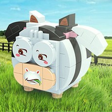 반바오 블록 반바오 십이지신 동물블록 (러블리 암소)