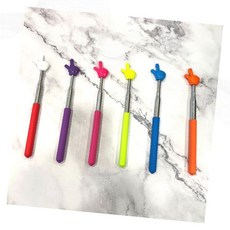 컬러풀 손가락 포인터 교실 지시봉 칠판 수업 교육용 포인팅 스틱 선생님 강의 도구, 1개