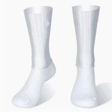 Aero 空力襪 白色 公路車 鐵人三項必備，透氣舒適，促進血液循環，提升運動表現, 1個, 白,XS