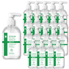 닥터그린데이 플러스 손소독제 에탄올70% 펌프형 겔타입, 20개, 500ml