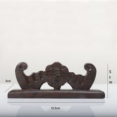 서예 필산 개오동 원목 나무 민화 문진 붓받침 겸용, 베트맨