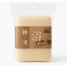 林可 絲瓜布沐浴綿, 1個, 林可絲瓜布沐浴綿, 米色, 1